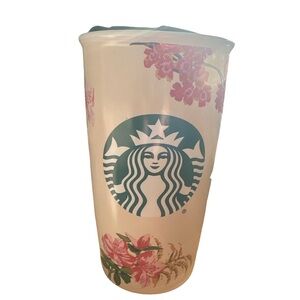 Brand New Starbucks Ban.do Limited Edition Roses Tumbler 12 Fl Oz. With Tags !!